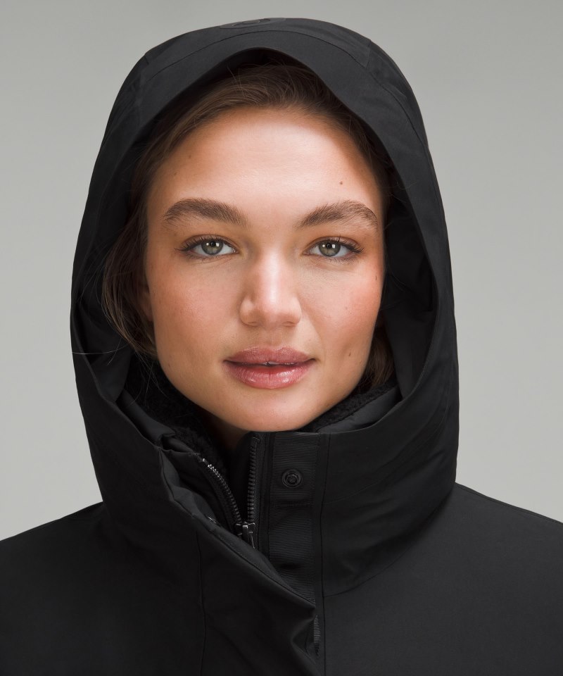 Lululemon Snow Warrior Parka Black Online Outlet Sale