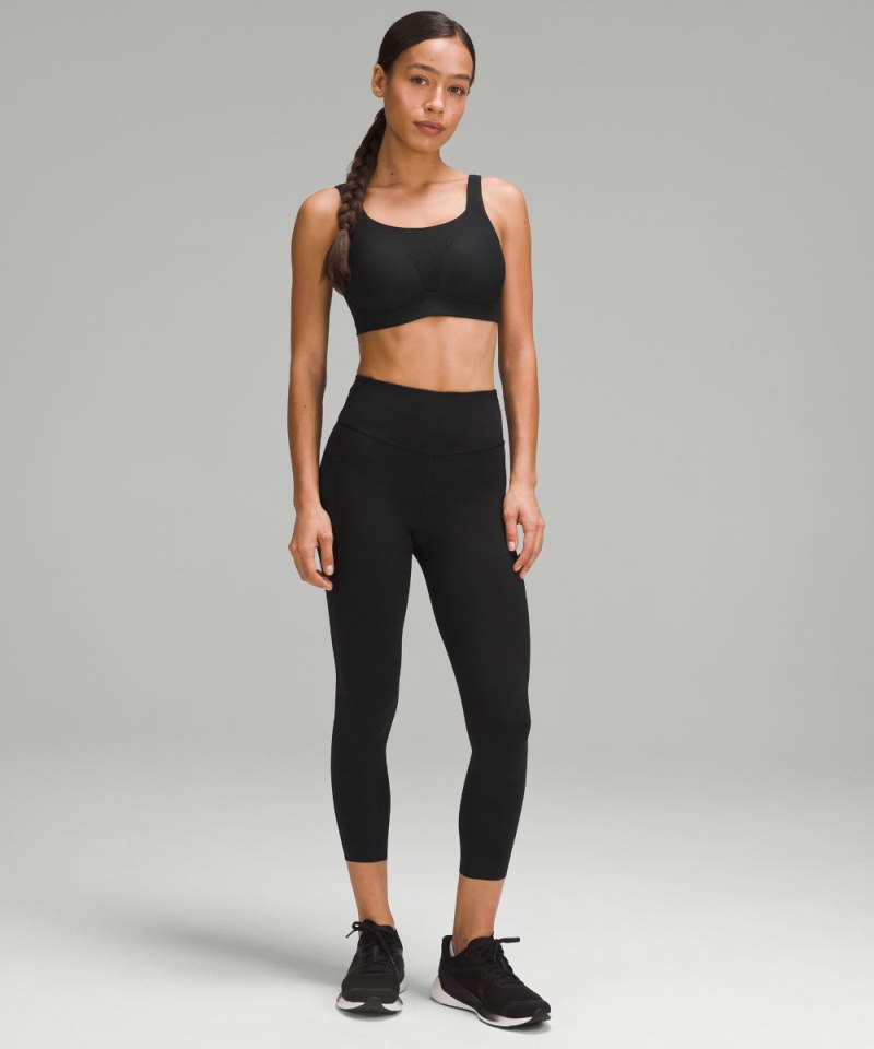 Lululemon Run Times Bra *High Support, B–G Cups Black Online Outlet Sale