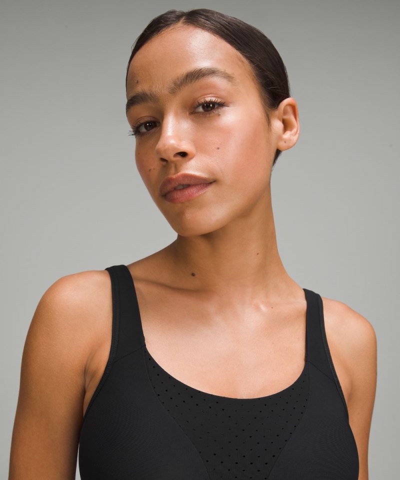 Lululemon Run Times Bra *High Support, B–G Cups Black Online Outlet Sale