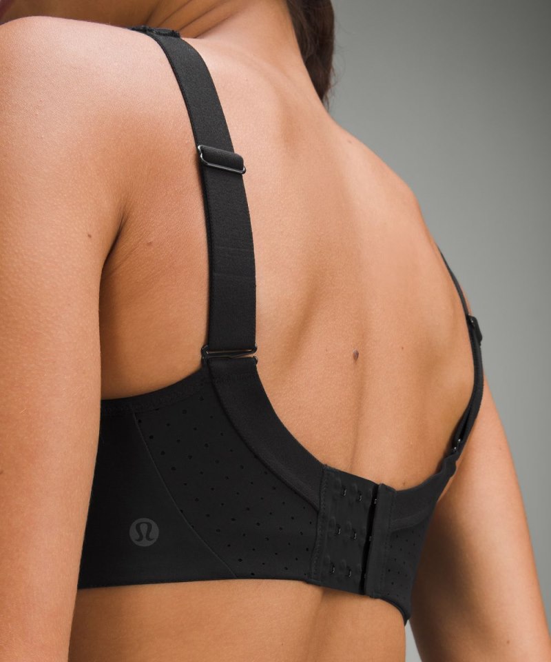 Lululemon Run Times Bra *High Support, B–G Cups Black Online Outlet Sale