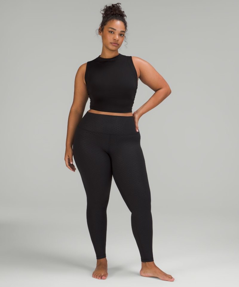 Lululemon lululemon Align™ High-Rise Pant 28" Gradiate Geo Emboss Black Online Outlet Sale