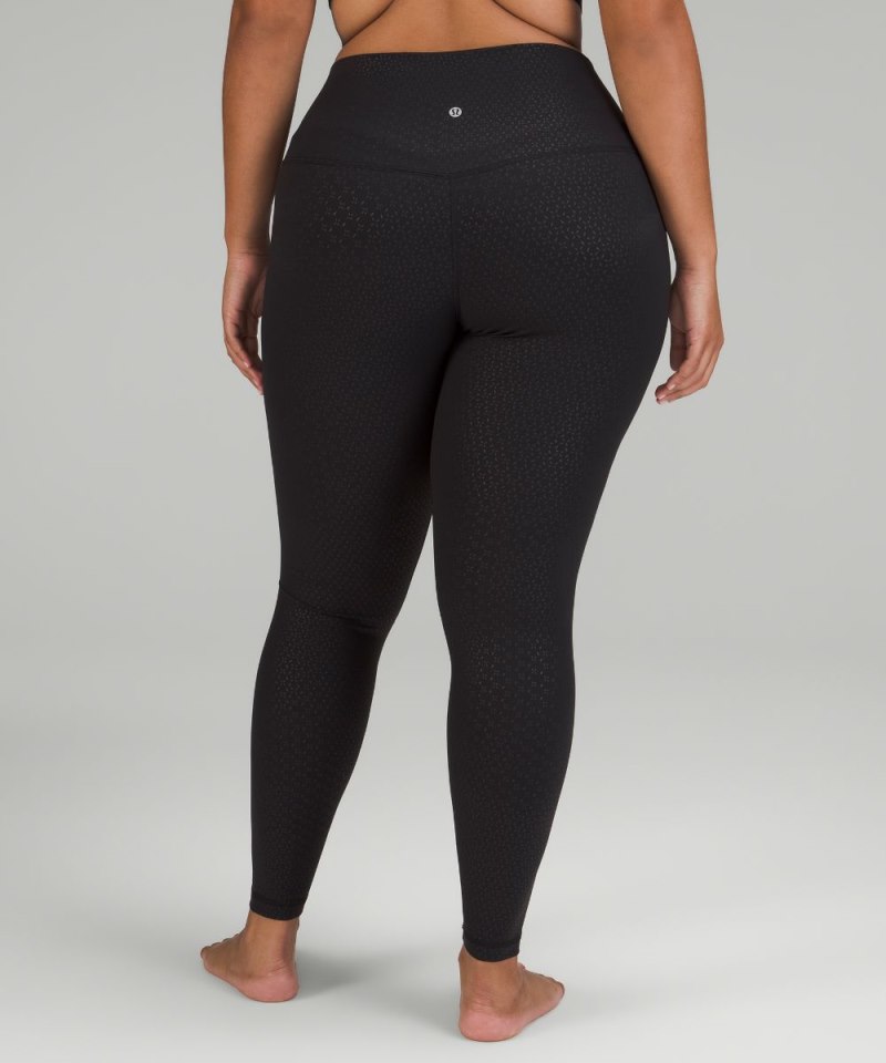 Lululemon lululemon Align™ High-Rise Pant 28" Gradiate Geo Emboss Black Online Outlet Sale