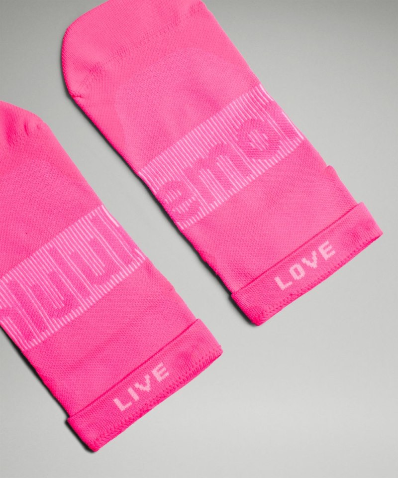 Lululemon Women's Power Stride Ankle Socks *3 Pack Highlight Pink / White / Absinthe / Highlight Yellow Online Outlet Sale