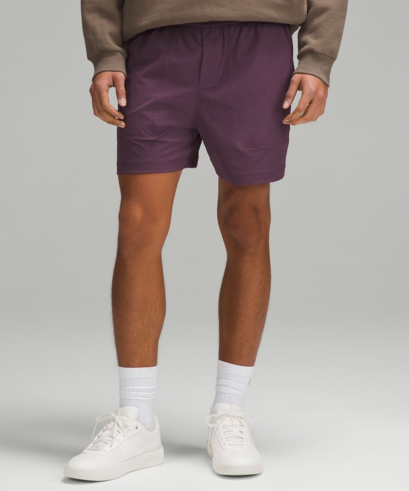 Lululemon Bowline Short 5" *Stretch Ripstop Grape Thistle Online Outlet Sale
