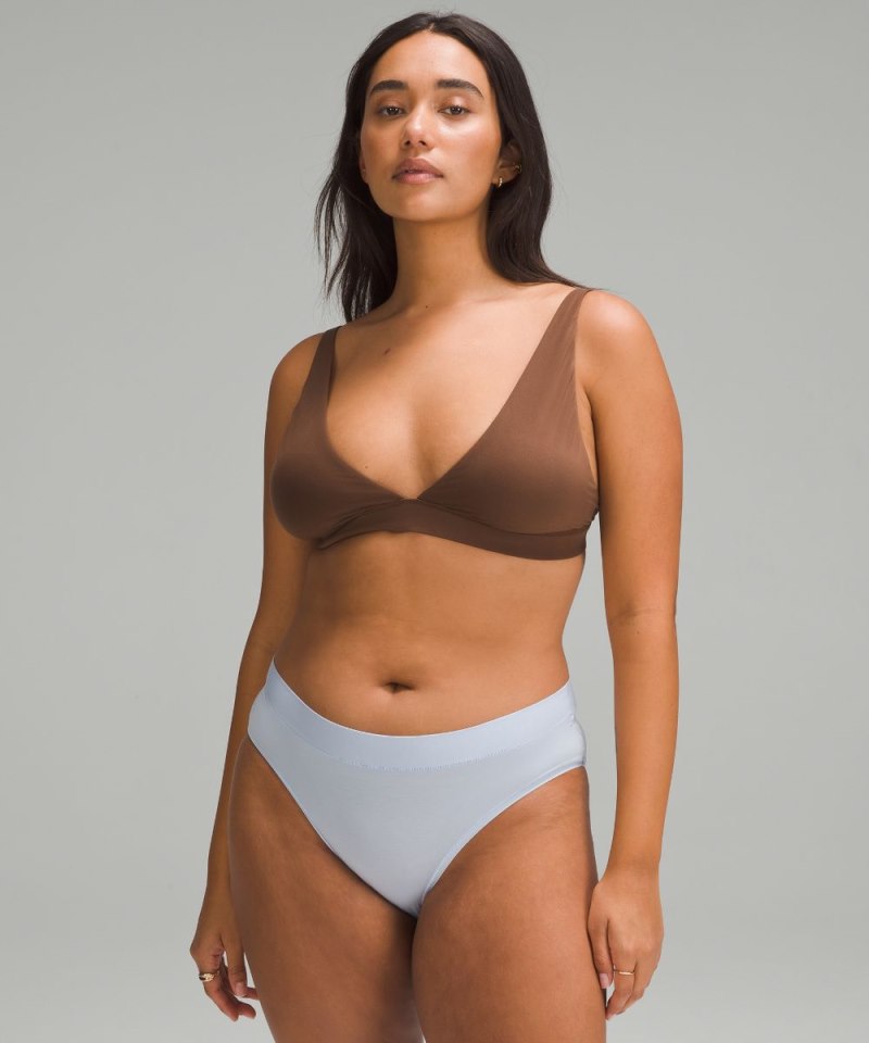 Lululemon Wundermost Ultra-Soft Nulu Triangle Bralette A–D Cups Java (not available) Online Outlet Sale