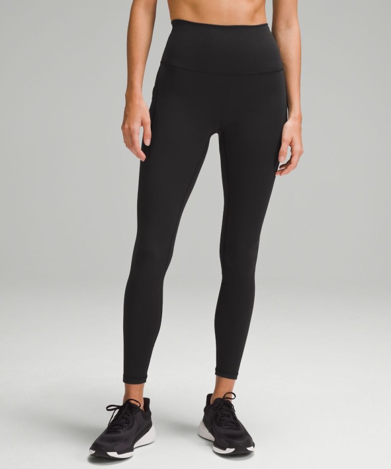 Lululemon Wunder Train High-Rise Tight with Pockets 28" Black Online Outlet Sale