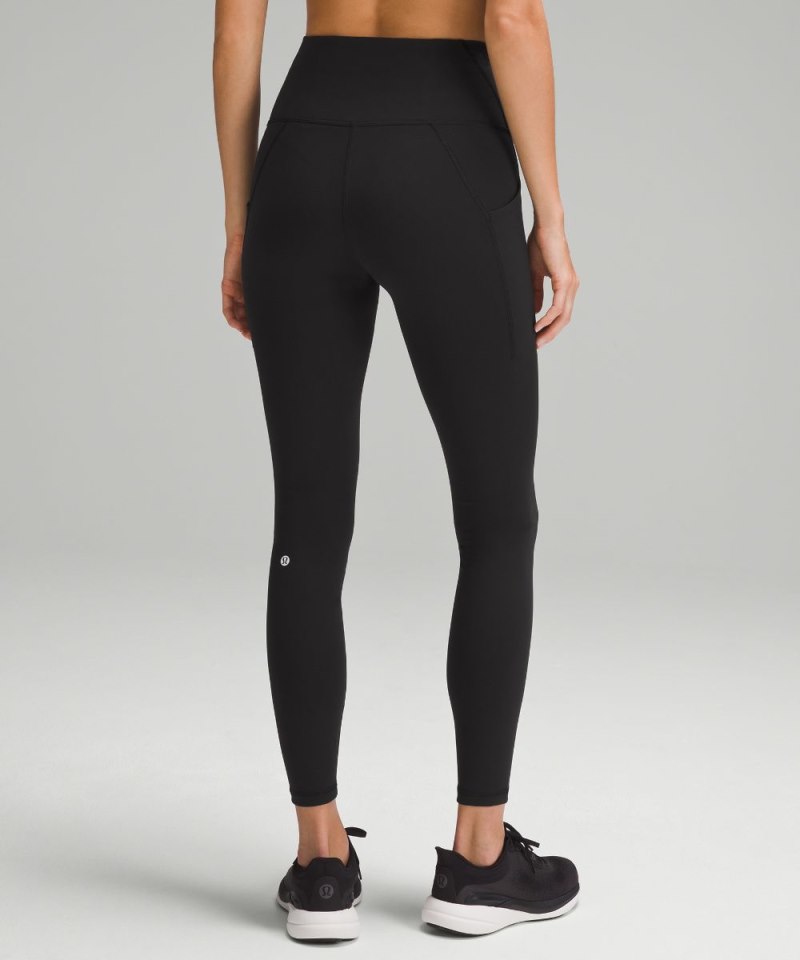 Lululemon Wunder Train High-Rise Tight with Pockets 28" Black Online Outlet Sale