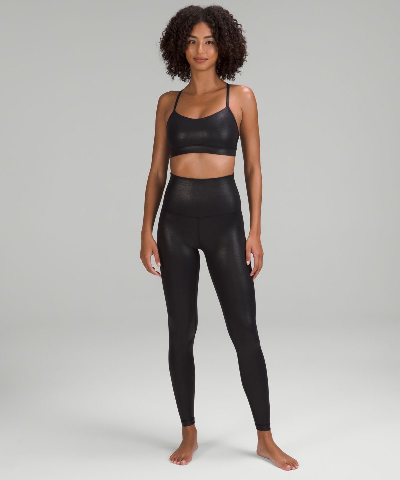 Lululemon lululemon Align™ Super-High-Rise Pant 28" *Shine Radiate Foil Print Black Online Outlet Sale