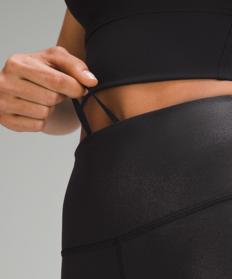 Lululemon Wunder Train High-Rise Tight 28" *Foil Radiate Foil Print Black Online Outlet Sale
