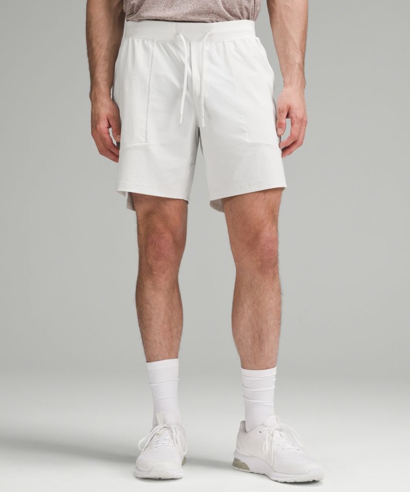 Lululemon License to Train Linerless Short 7" Light Vapor Online Outlet Sale
