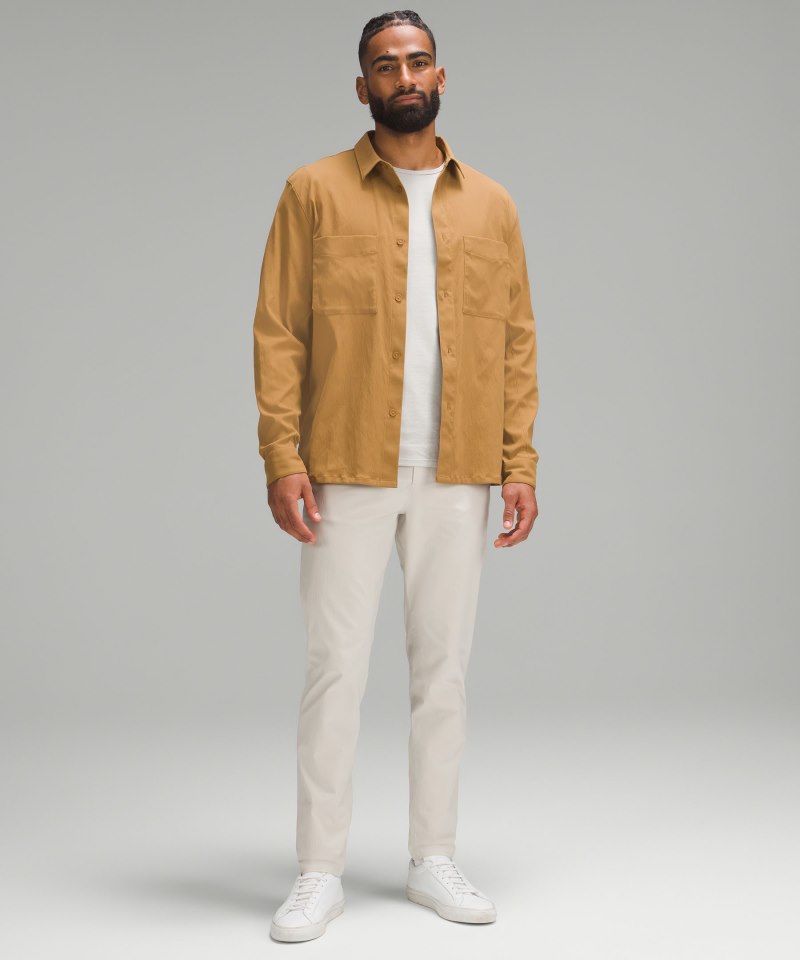 Lululemon ABC Bonded Twill 5 Pocket Pant Natural Ivory Online Outlet Sale