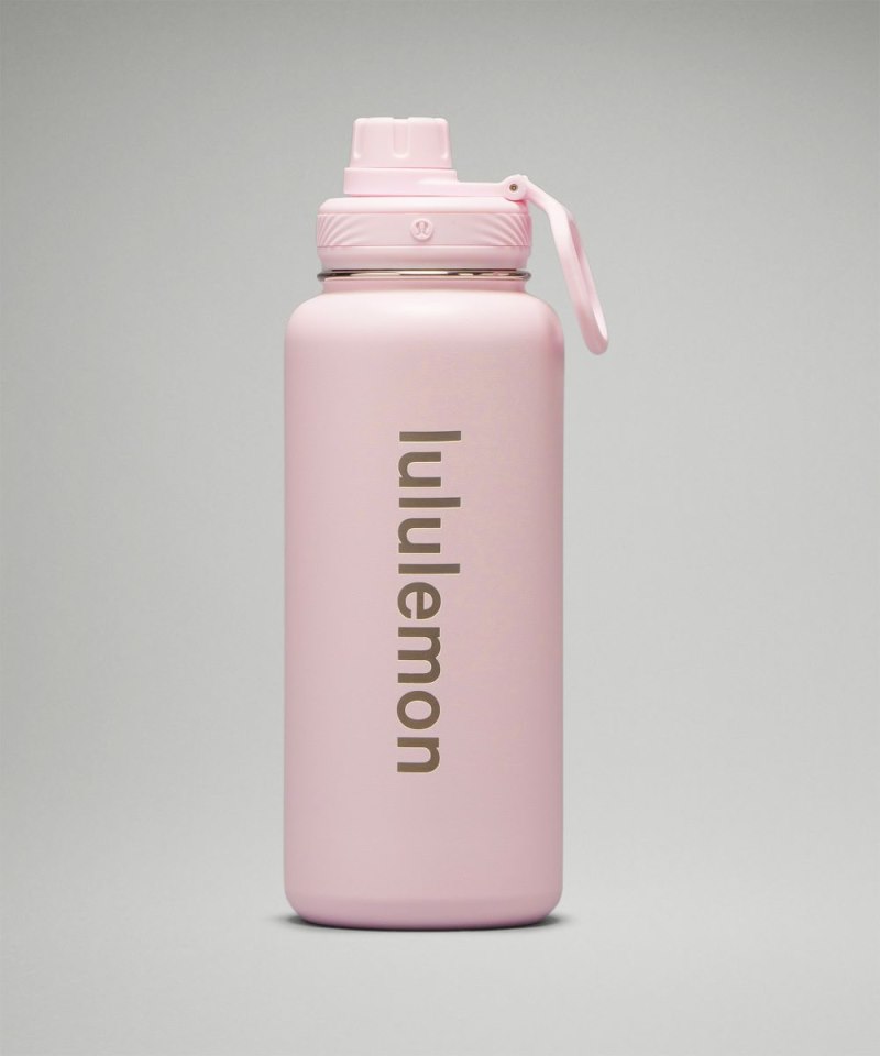 Lululemon Back to Life Sport Bottle 32oz Pink Glow Online Outlet Sale