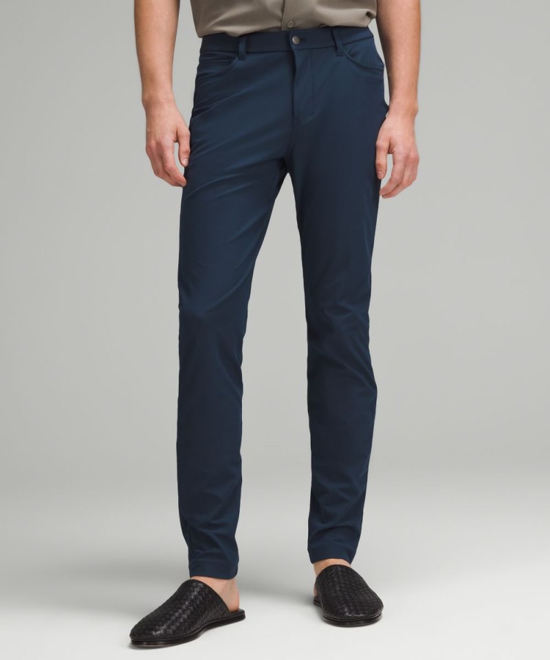 Lululemon ABC Skinny-Fit 5 Pocket Pant 34"L *Warpstreme True Navy Online Outlet Sale