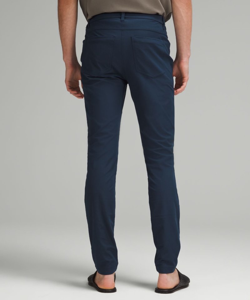 Lululemon ABC Skinny-Fit 5 Pocket Pant 34"L *Warpstreme True Navy Online Outlet Sale