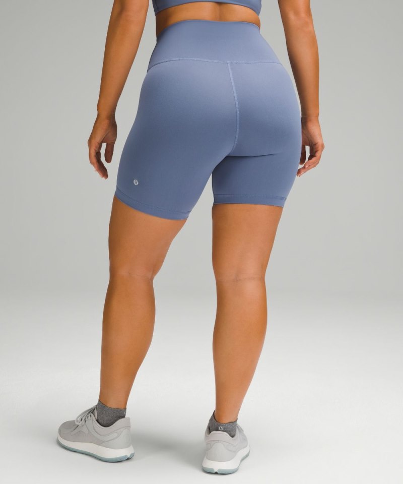 Lululemon Wunder Train Contour Fit High-Rise Short 6" Oasis Blue Online Outlet Sale