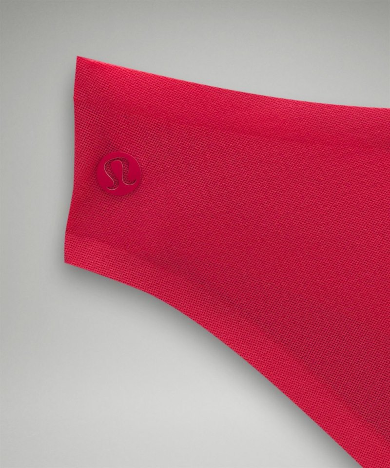Lululemon Nulu Mesh Wundermost Mid-Rise Bikini Underwear Glaze Pink Online Outlet Sale