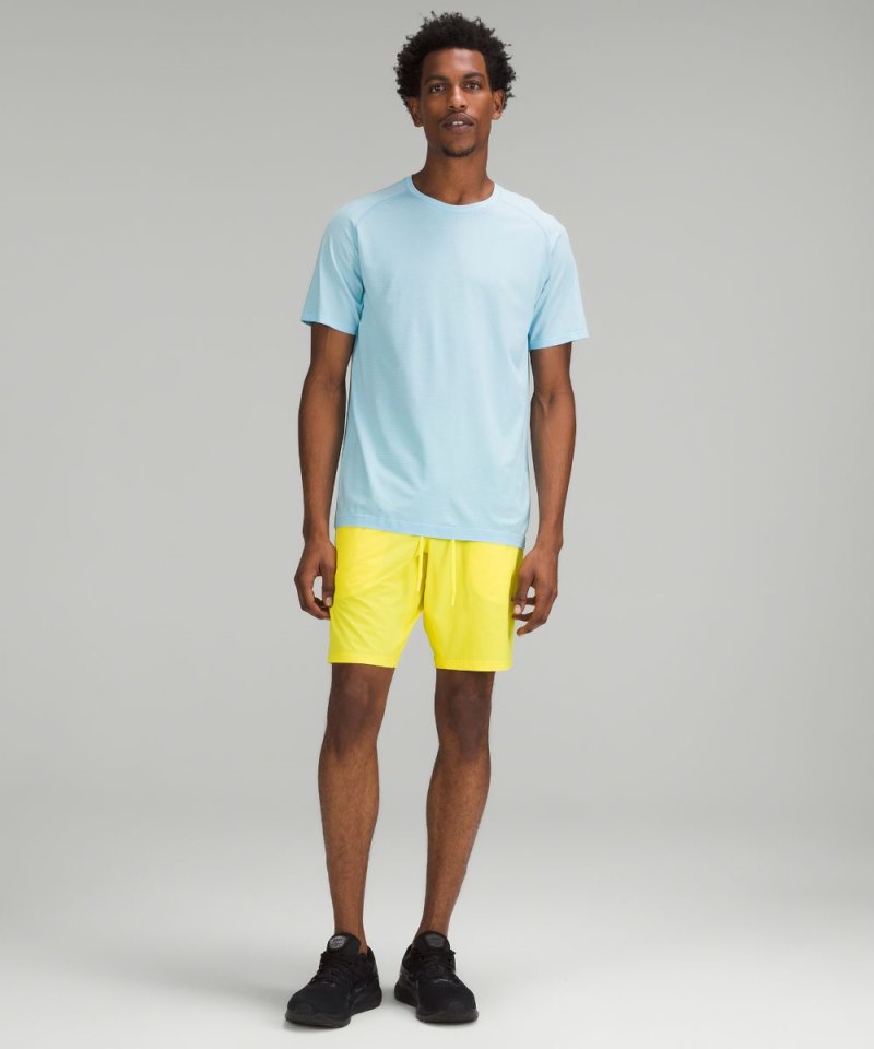 Lululemon T.H.E. Linerless Short 9" Sonic Yellow Online Outlet Sale