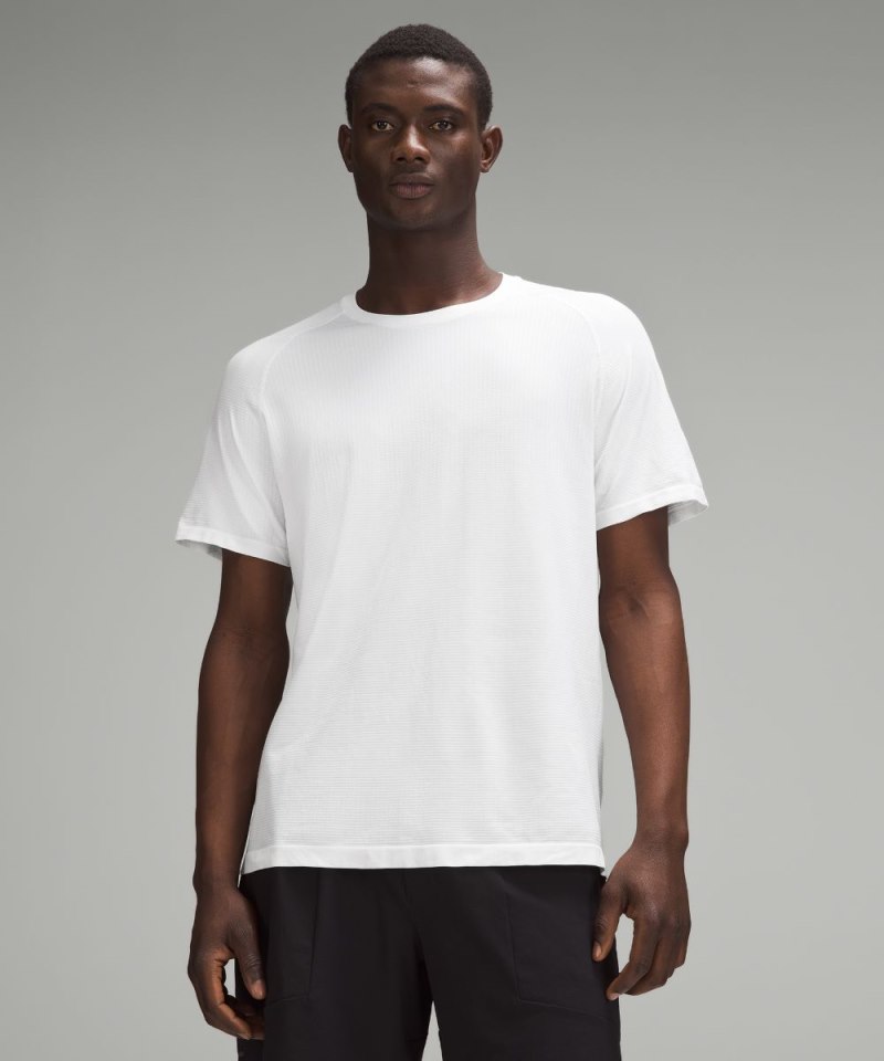 Lululemon Metal Vent Tech Short-Sleeve Shirt *Updated Fit White / White Online Outlet Sale