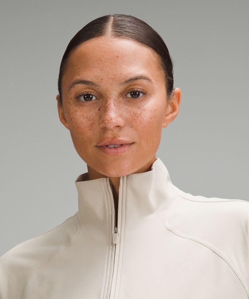Lululemon Relaxed-Fit Track Jacket Mojave Tan Online Outlet Sale