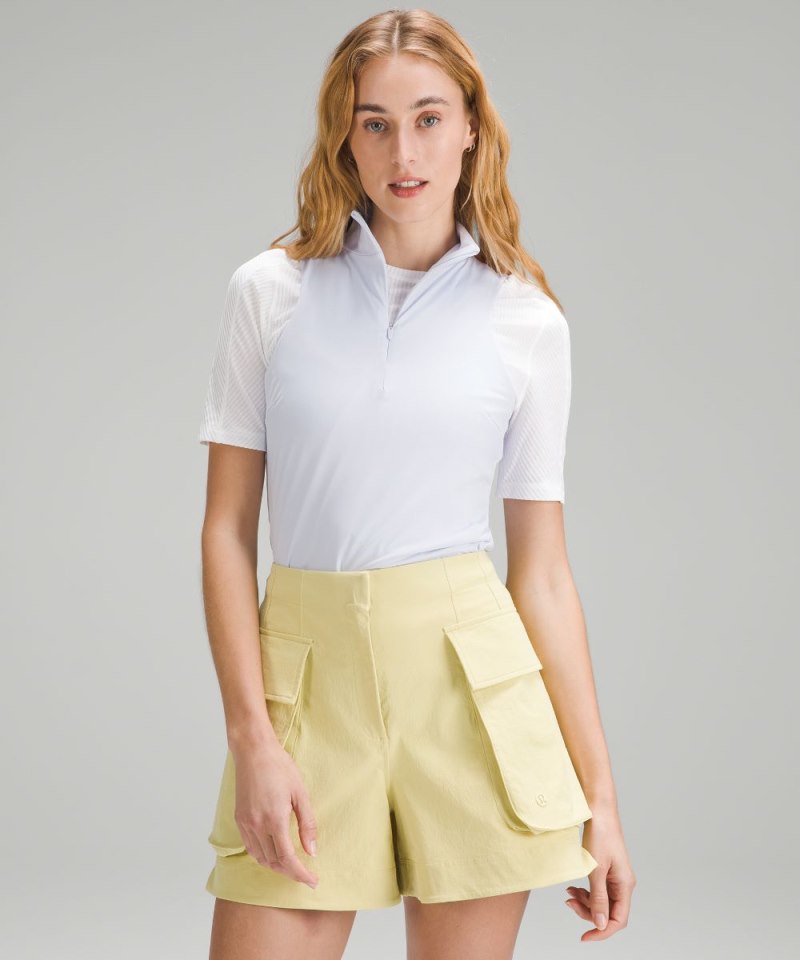 Lululemon Tight-Fit Lined Half-Zip Tank Top *Online Only Blissful Blue Online Outlet Sale