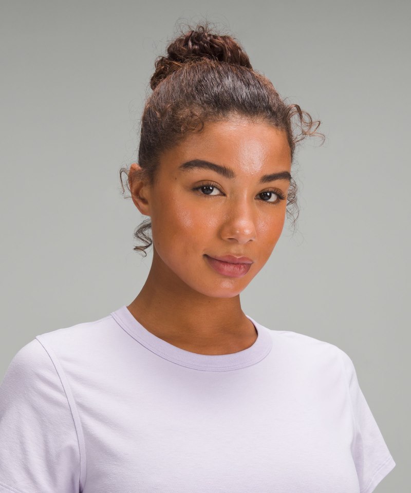 Lululemon Classic-Fit Cotton-Blend T-Shirt Lilac Ether Online Outlet Sale
