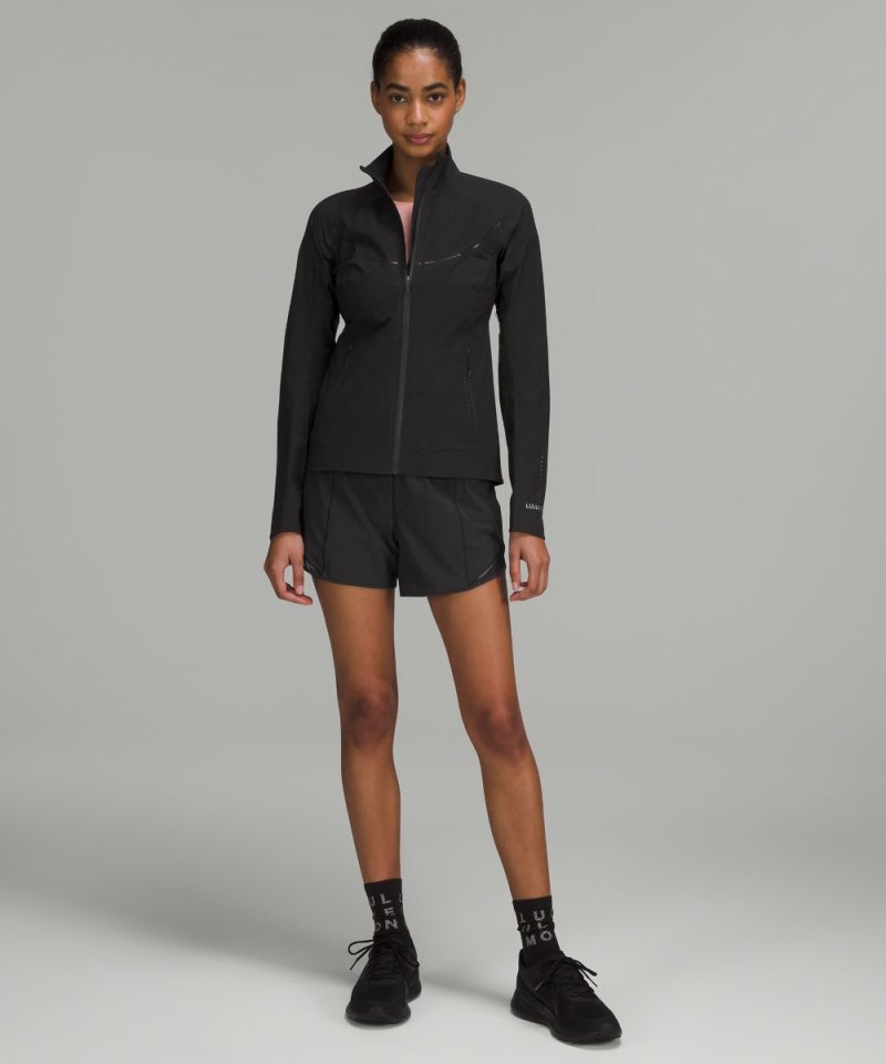 Lululemon Hotty Hot High-Rise Lined Short 4" Black Online Outlet Sale