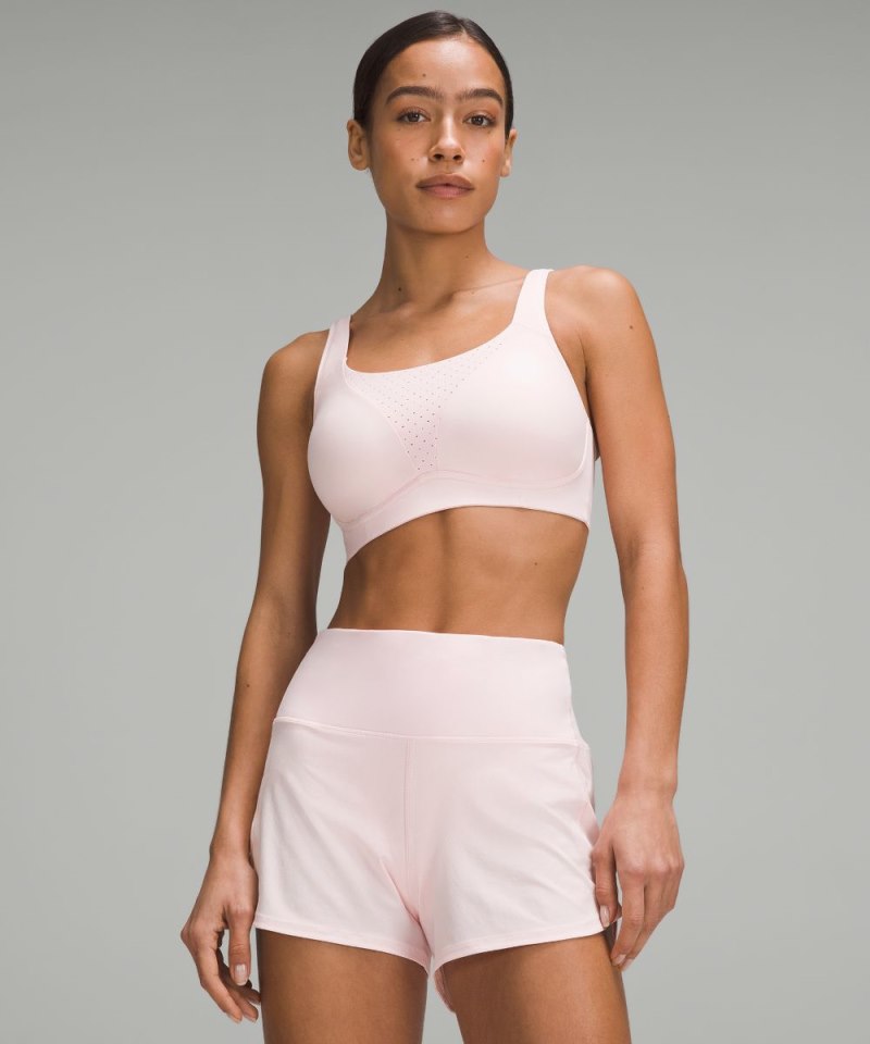 Lululemon Run Times Bra *High Support, B–G Cups Strawberry Milkshake Online Outlet Sale