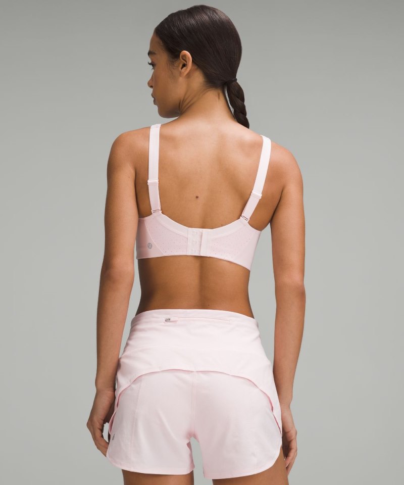 Lululemon Run Times Bra *High Support, B–G Cups Strawberry Milkshake Online Outlet Sale