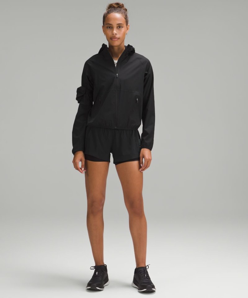 Lululemon Ventilated Packable Trail Running Jacket Black Online Outlet Sale