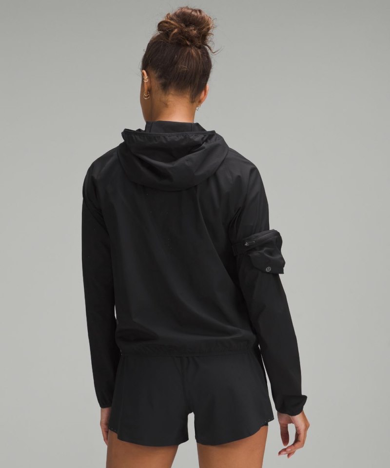 Lululemon Ventilated Packable Trail Running Jacket Black Online Outlet Sale