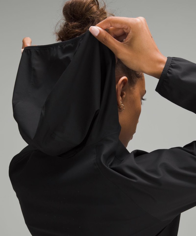 Lululemon Ventilated Packable Trail Running Jacket Black Online Outlet Sale