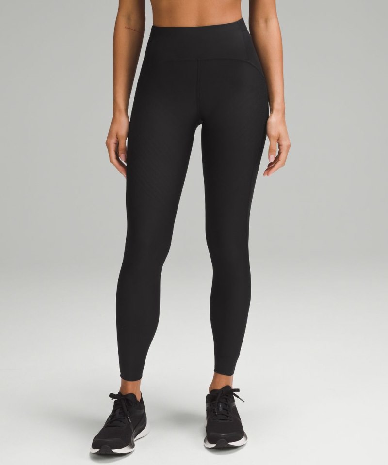 Lululemon SenseKnit Running High-Rise Tight 28" Black Online Outlet Sale