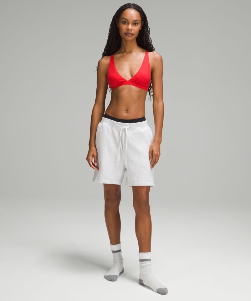 Lululemon Wundermost Ultra-Soft Nulu Triangle Bralette A–D Cups Grenadine Red Online Outlet Sale