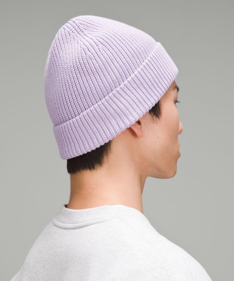 Lululemon Close-Fit Cotton-Blend Ribbed Beanie Lilac Ether Online Outlet Sale