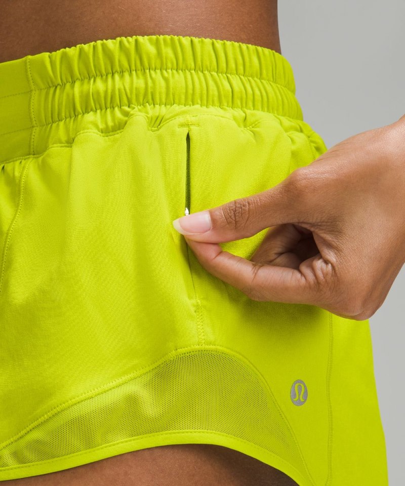 Lululemon Hotty Hot Low-Rise Lined Short 2.5" Lichen Lime Online Outlet Sale