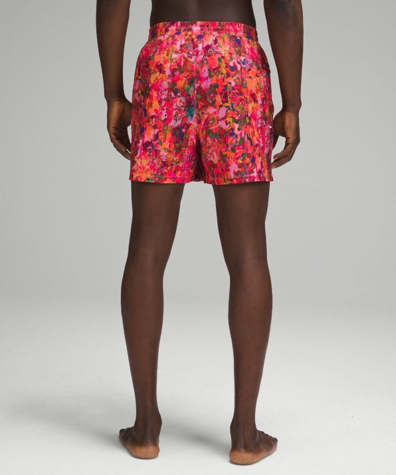 Lululemon Pool Short 5" *Linerless Flower Glide Max Pink Multi Online Outlet Sale
