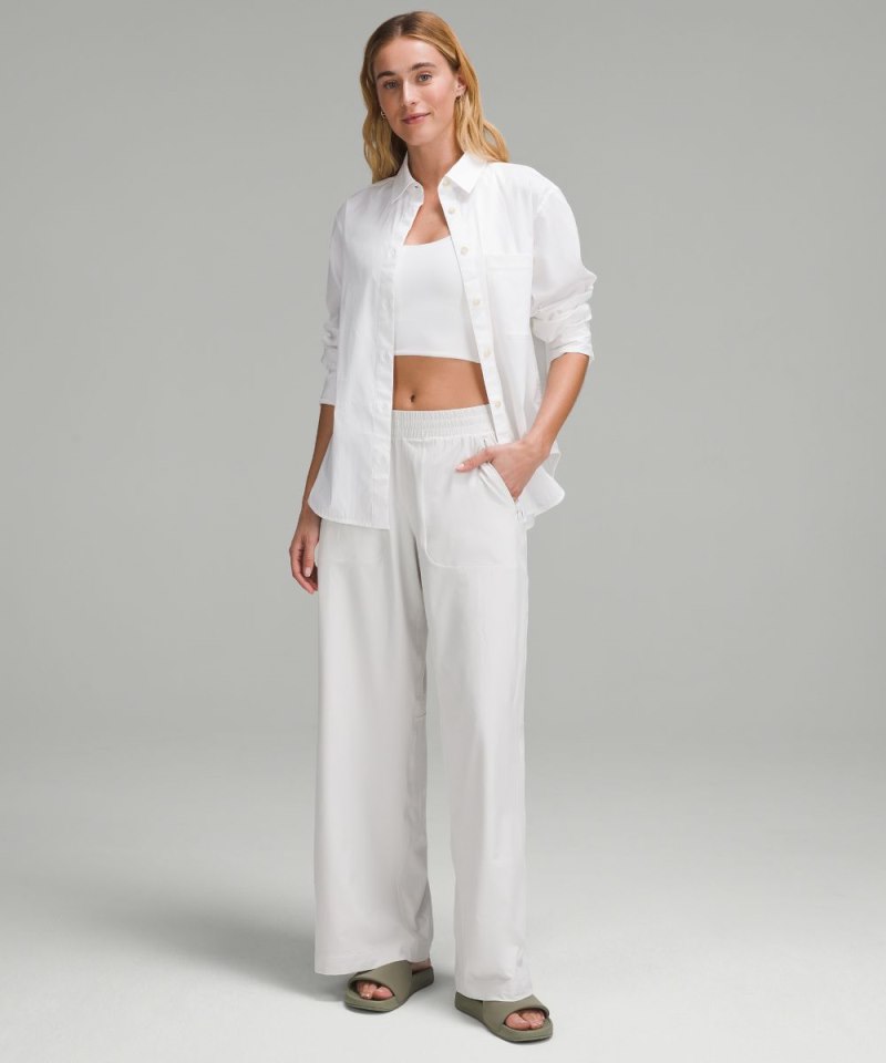 Lululemon Swift Mid-Rise Wide-Leg Pant Light Vapor Online Outlet Sale