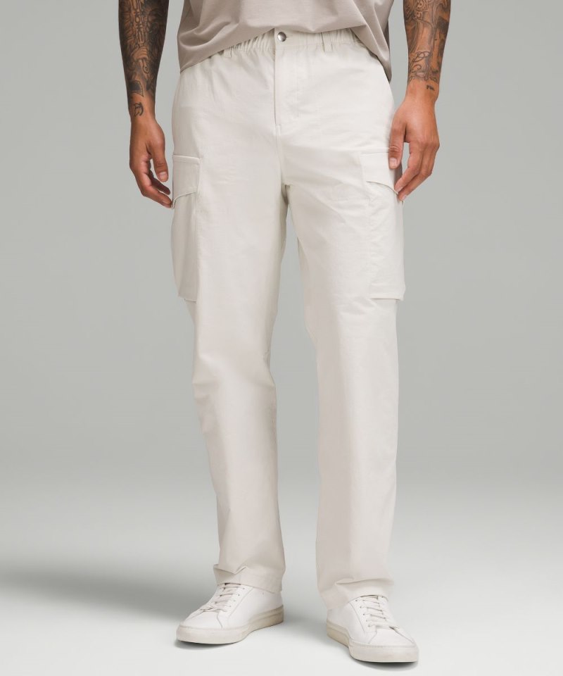 Lululemon Stretch Cotton VersaTwill Relaxed-Fit Cargo Pant Bone Online Outlet Sale