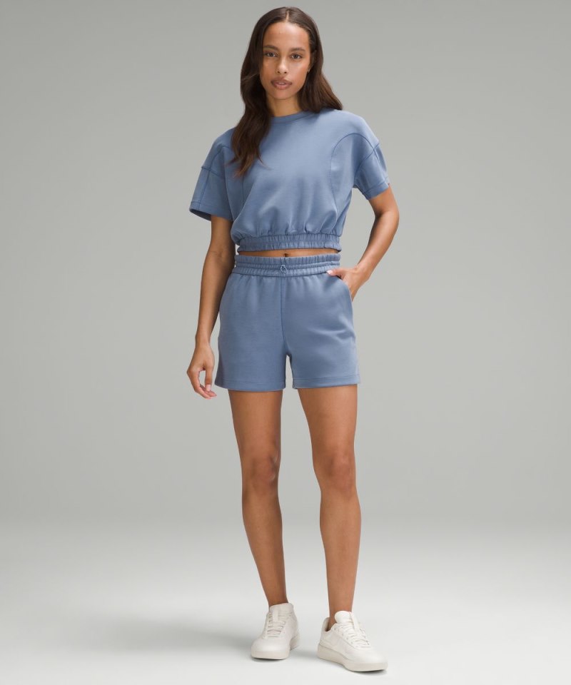 Lululemon Softstreme Gathered T-Shirt Oasis Blue Online Outlet Sale