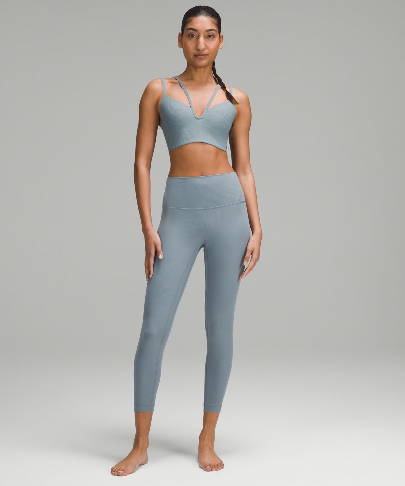 Lululemon lululemon Align™ Ribbed High-Rise Pant 25" Belgian Blue Online Outlet Sale