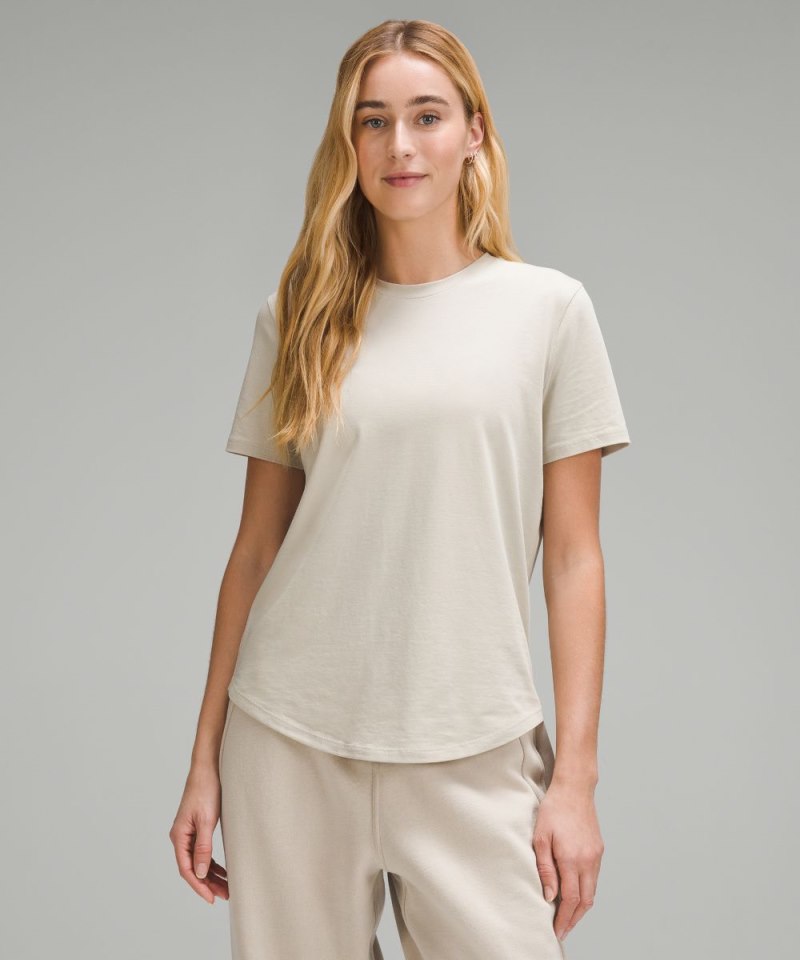 Lululemon Love Crewneck T-Shirt Mojave Tan Online Outlet Sale