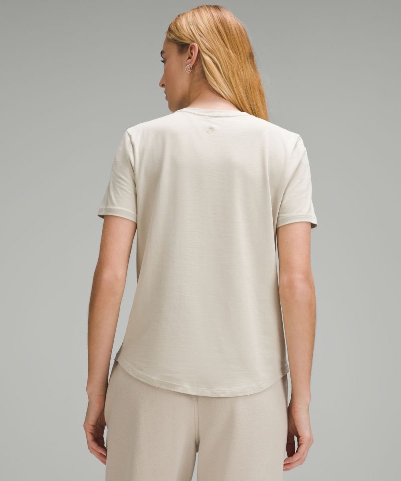 Lululemon Love Crewneck T-Shirt Mojave Tan Online Outlet Sale