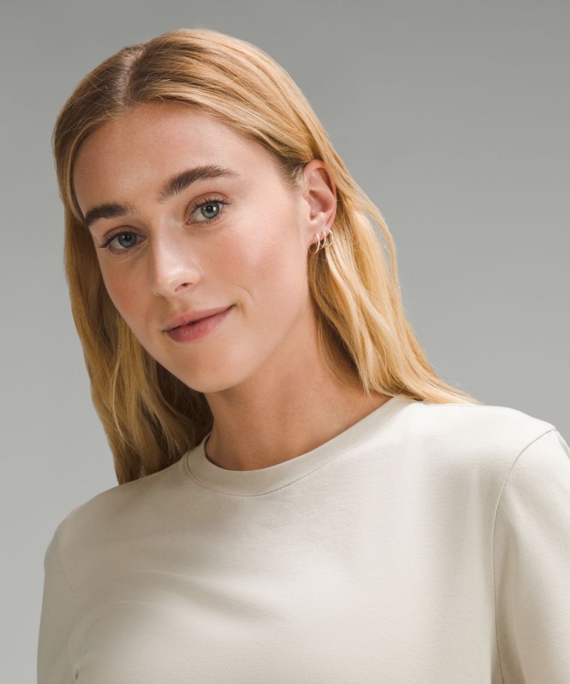 Lululemon Love Crewneck T-Shirt Mojave Tan Online Outlet Sale