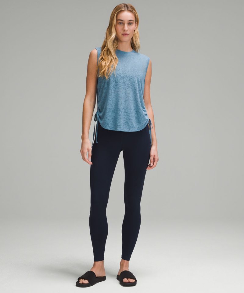 Lululemon Side-Cinch Tank Top Utility Blue Online Outlet Sale
