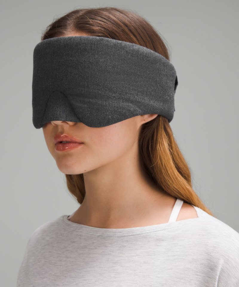 Lululemon Rest and Restore Eye Mask Heathered Black Online Outlet Sale