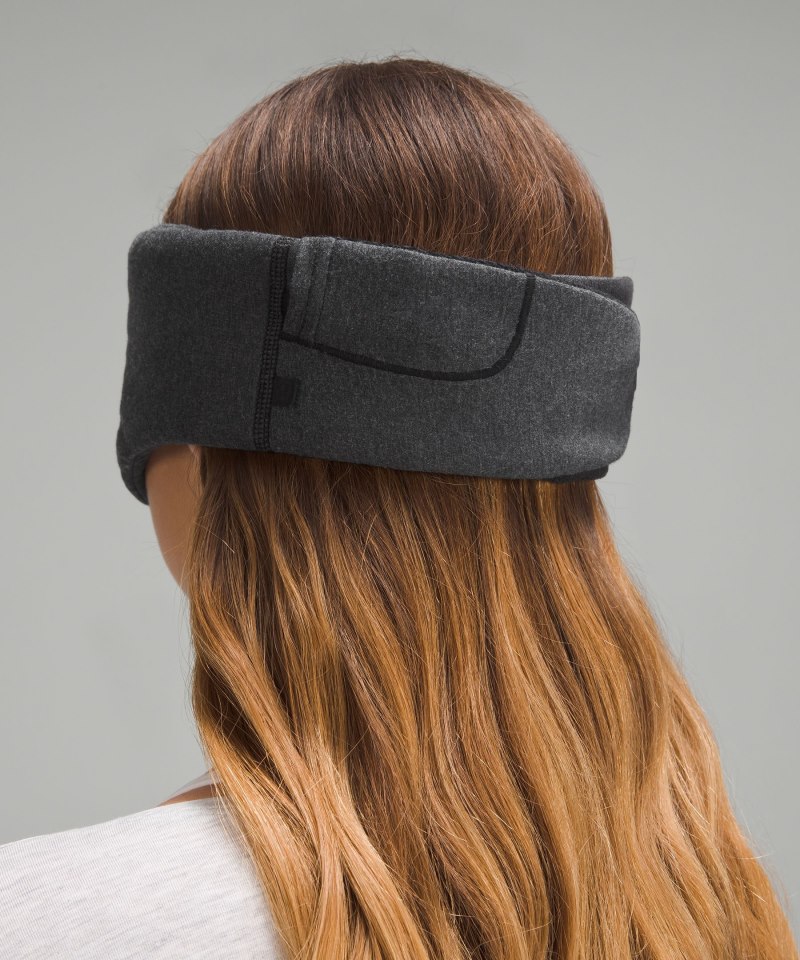 Lululemon Rest and Restore Eye Mask Heathered Black Online Outlet Sale