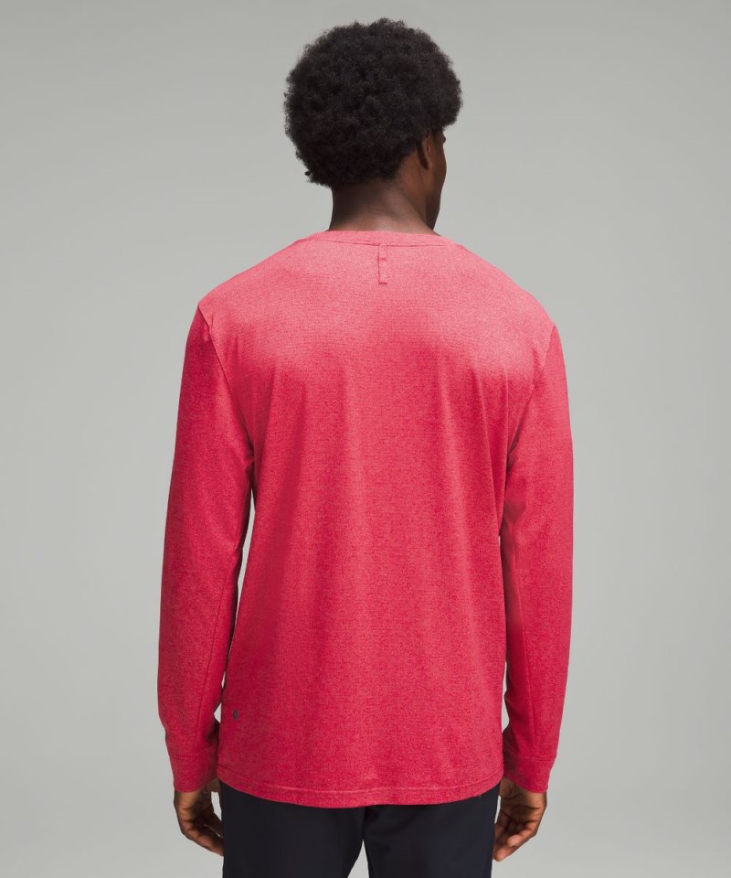 Lululemon License to Train Relaxed-Fit Long-Sleeve Shirt Vintage Rose Online Outlet Sale
