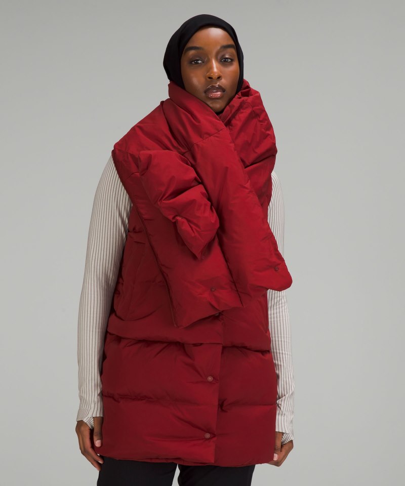 Lululemon Transformable Parka Dark Sport Red Online Outlet Sale