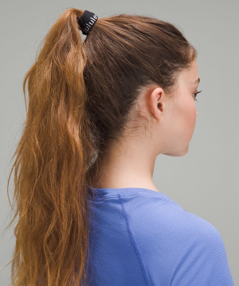 Lululemon Flat Hair Elastics *6 Pack Black / Black / Black / Black / Black / Black Online Outlet Sale