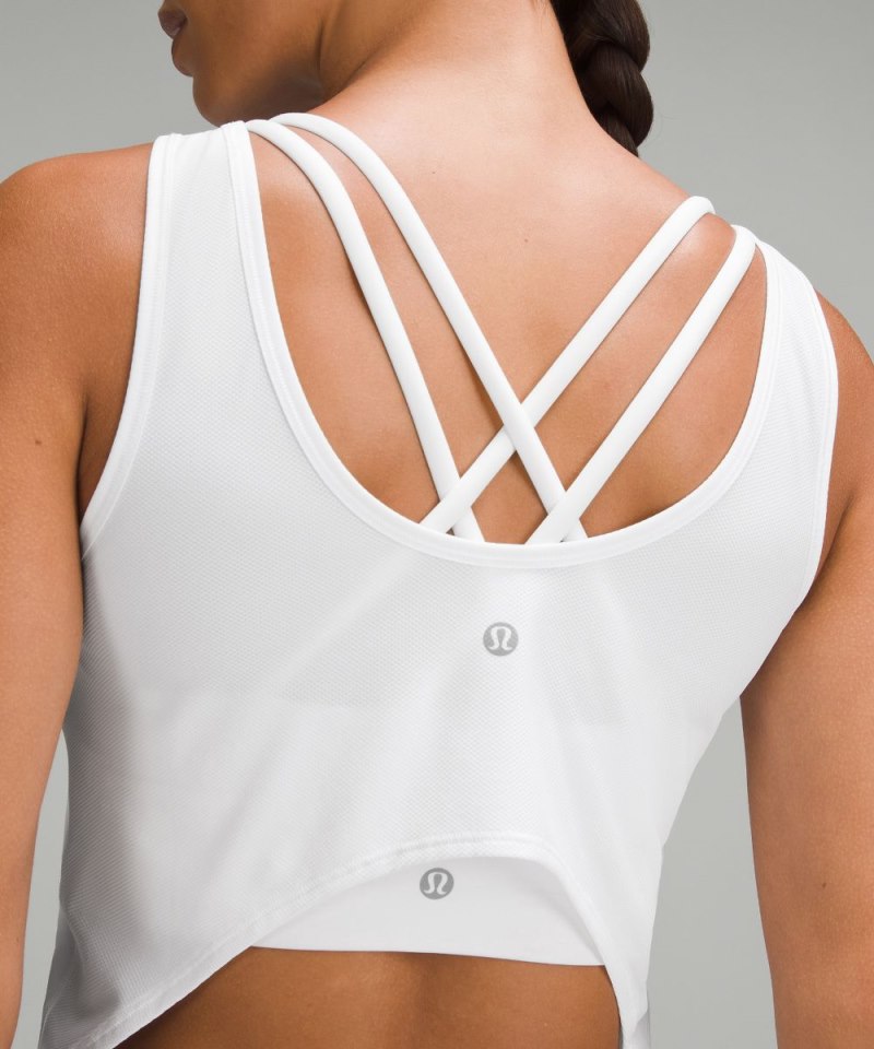 Lululemon Open-Back Running Romper 3" White Online Outlet Sale